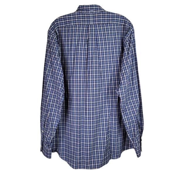 Polo Ralph Lauren Shirt Oxford Men's L Blue Plaid Long Sleeve Button Down - Picture 3 of 8